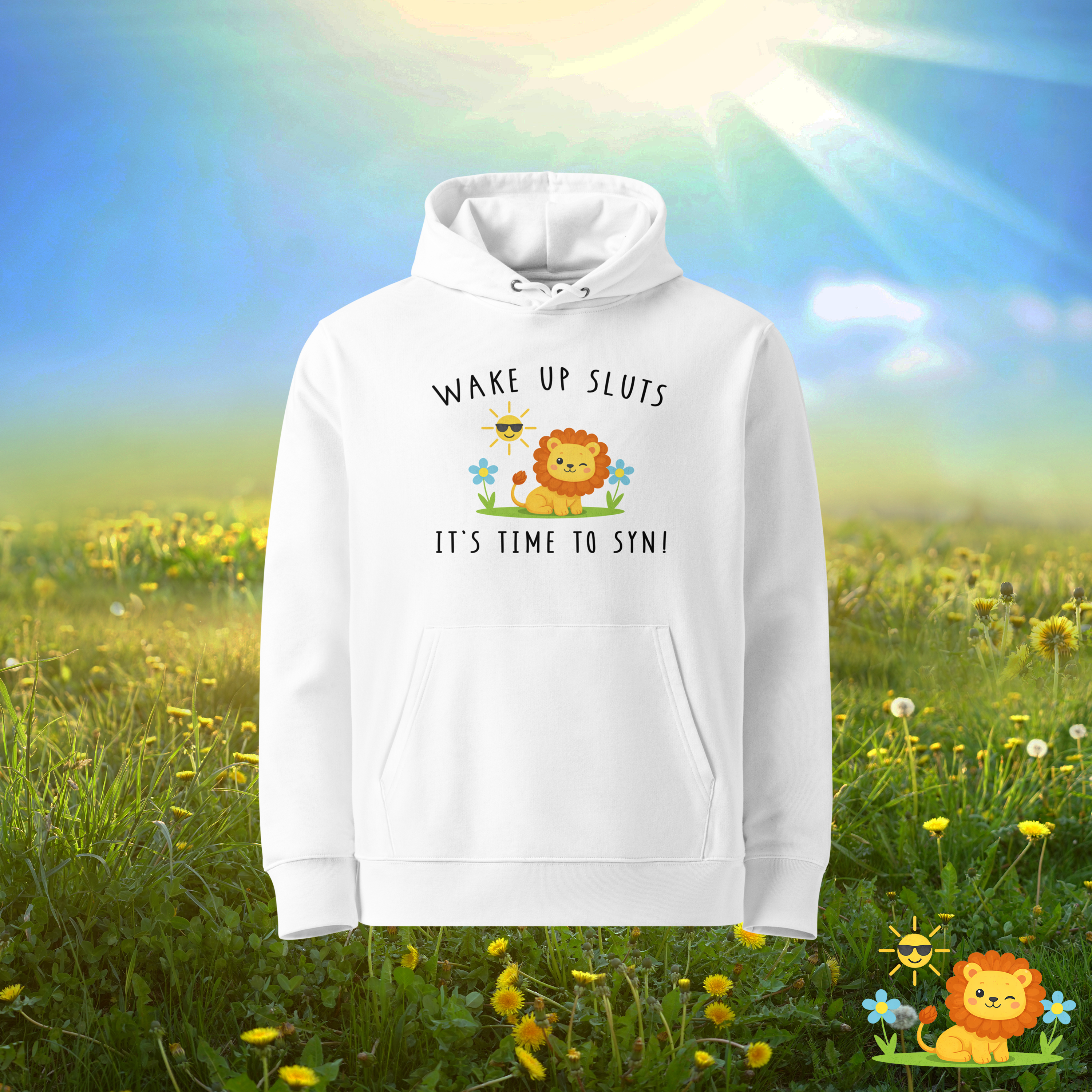 "Wake Up Sl*ts, It's Time To SYN" Hoodie