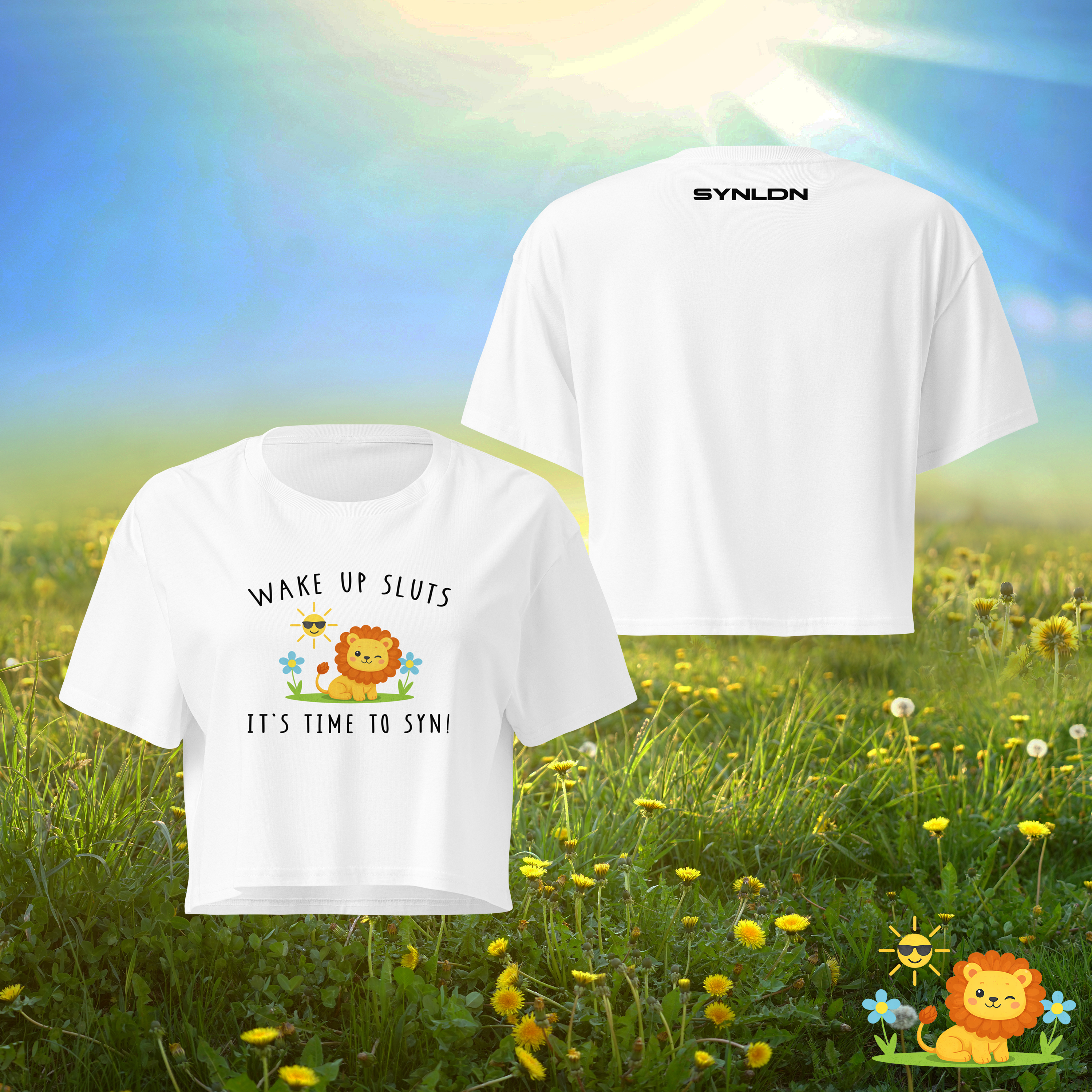 Wake Up Sl*ts, It's Time To Syn" Crop Top