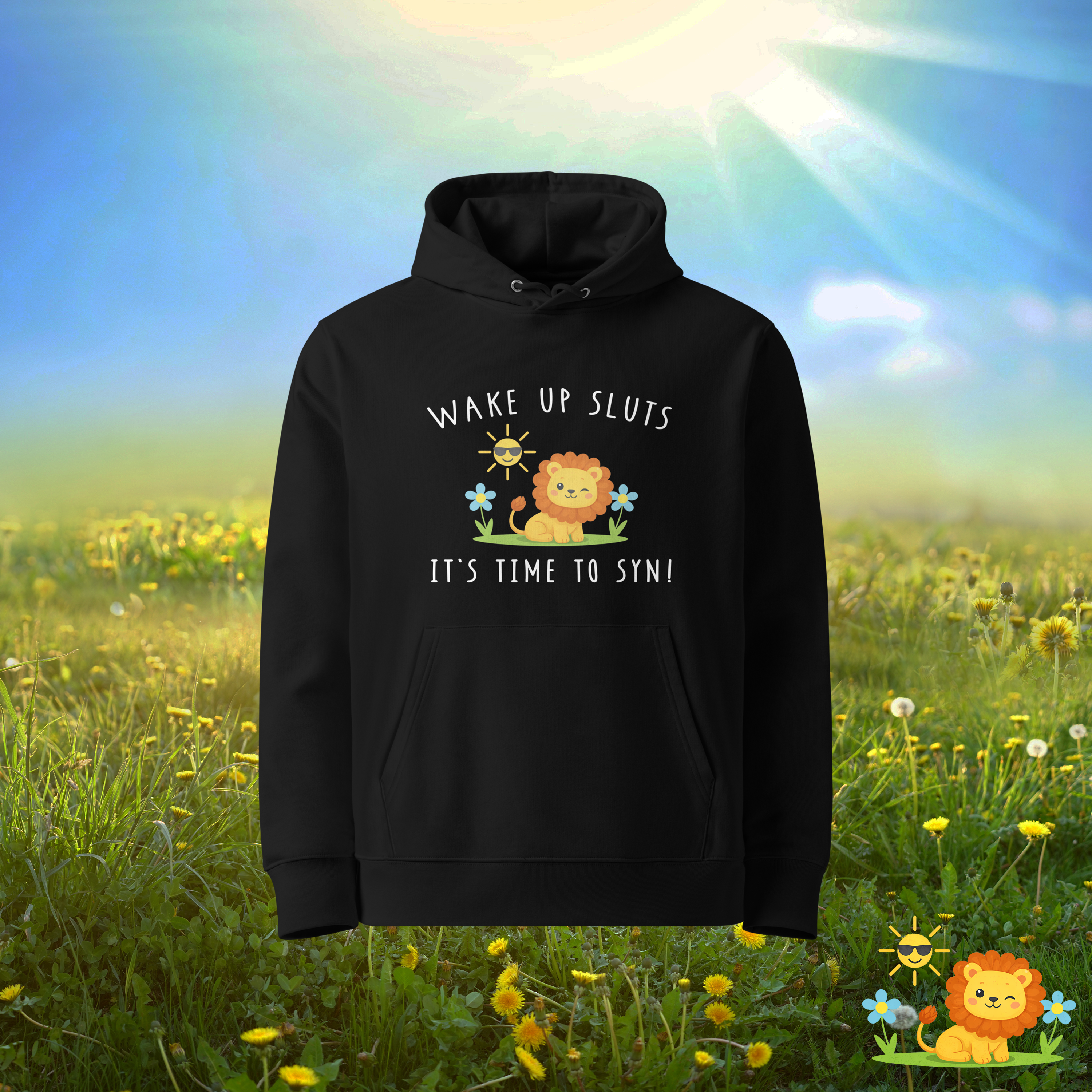 "Wake Up Sl*ts, It's Time To SYN" Hoodie